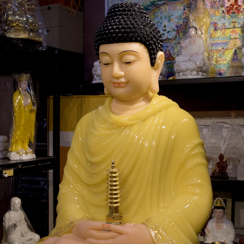 Tượng Dược Sư Phật Bột Đá