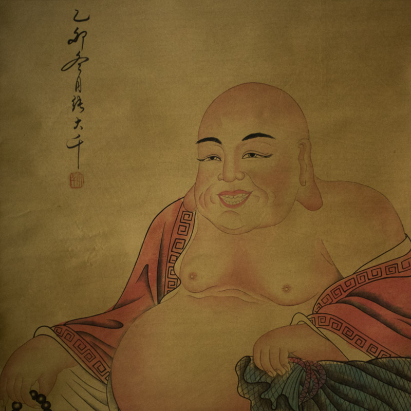 Tranh Phật Di Lặc Vẽ
