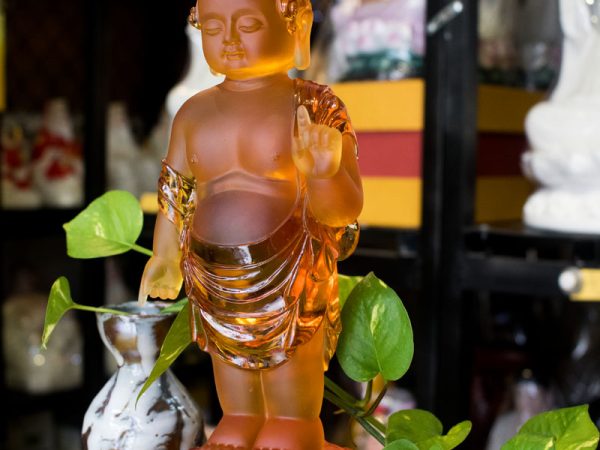 Tượng Phật Đản Sanh Bằng Bằng Lưu Ly Cao Cấp