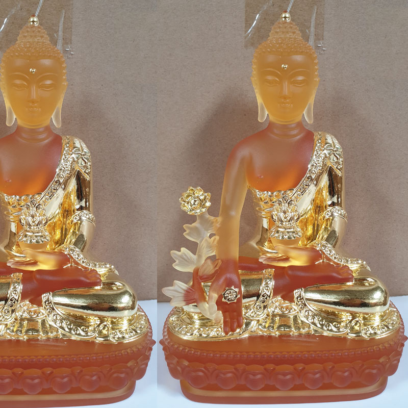 Tượng Phật Dược Sư Dát Vàng