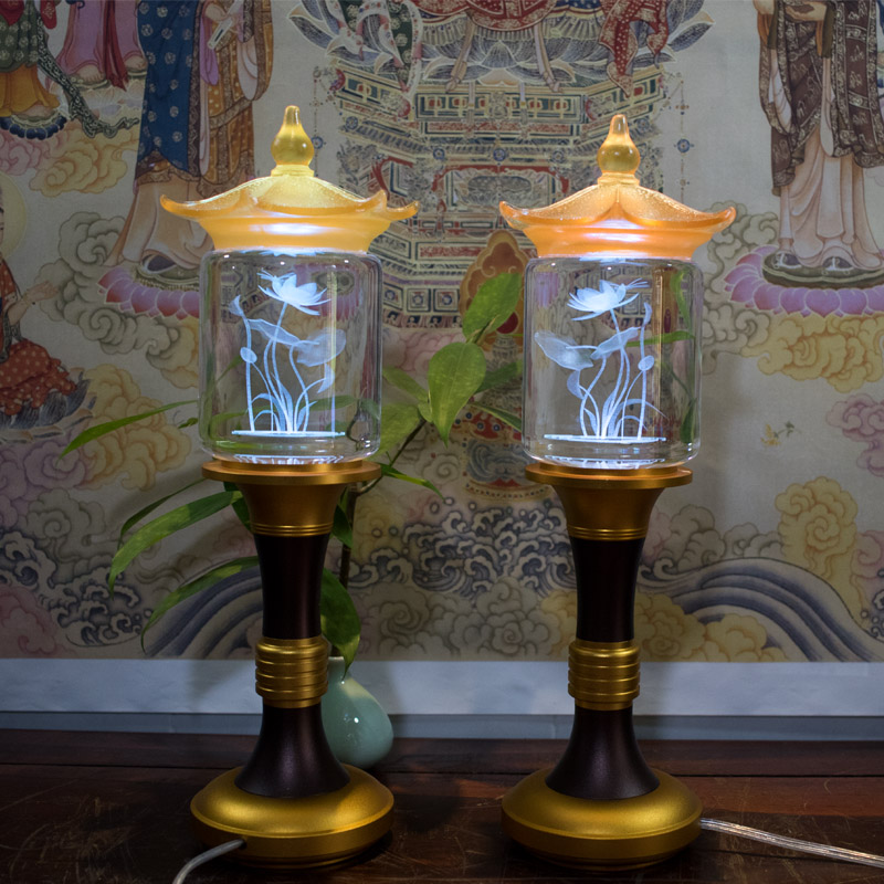 30+ mẫu đèn trang trí bàn thờ đẹp và sang trọng 1570996053