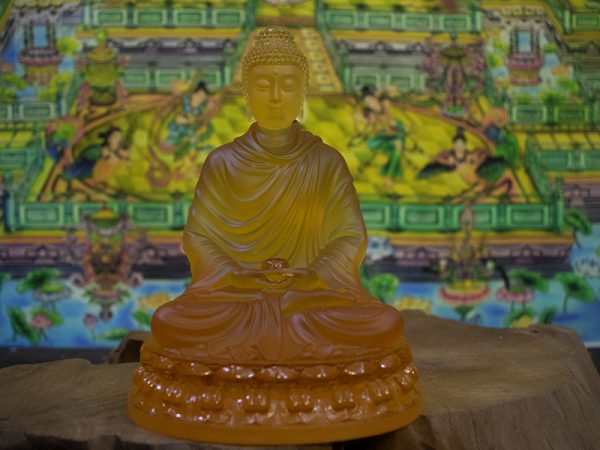 Mẫu tượng Phật Thích Ca lưu ly tĩnh tâm cao 22cm