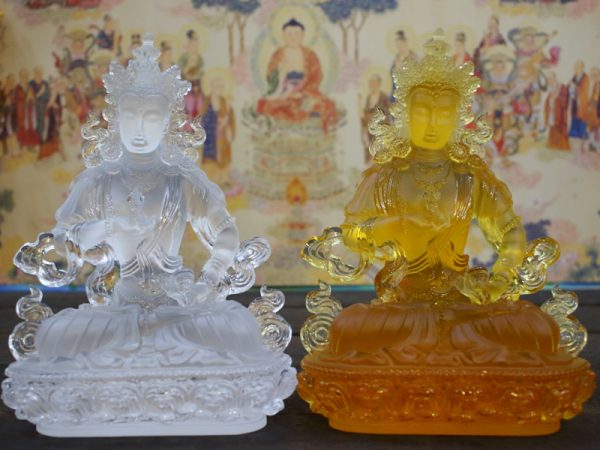 Tượng Kim Cang Tát Đỏa bằng lưu ly vị Phật quyền uy nhất của Mật Tông
