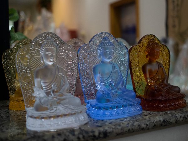Tượng Thất Phật Dược Sư Lưu Ly Tượng Phật Dược Sư 7 màu