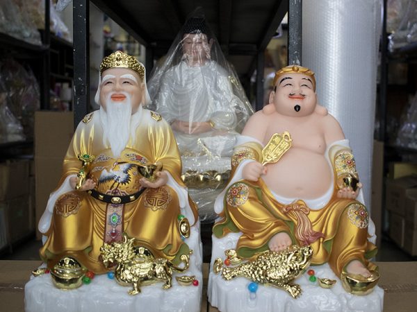 Tượng Thần Tài Ông Địa Bằng Bột Đá (Tượng Tài Địa)