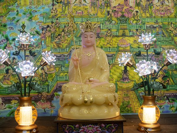 Tượng Địa Tạng Bồ Tát bột đá thạch anh - Tượng Địa Tạng Đẹp